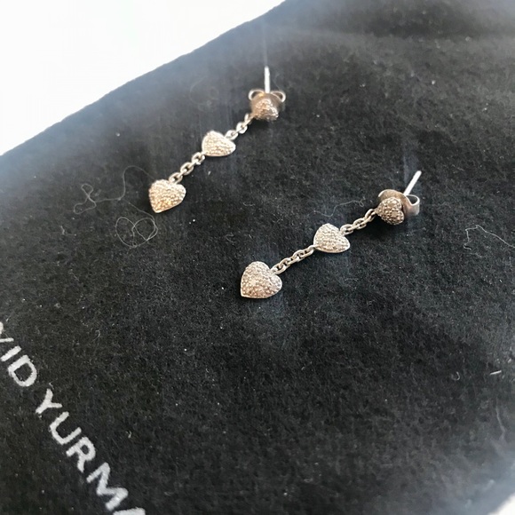 David Yurman pave earrings - Picture 2 of 2